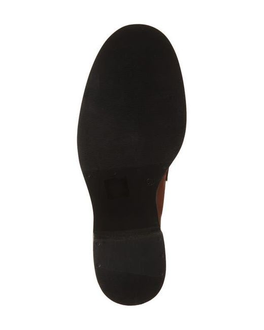 Miz Mooz Brown Day Block Heel Penny Loafer