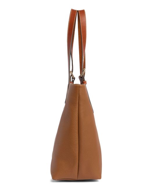 Dooney & Bourke Brown Emily Leather Tote Bag