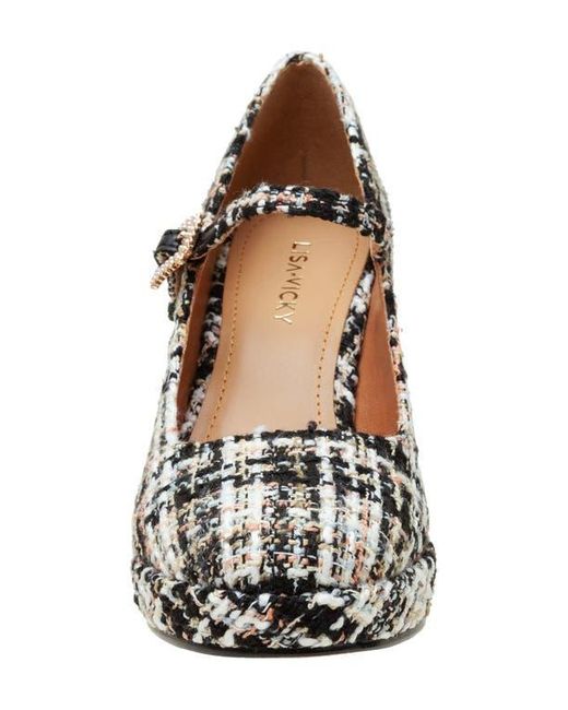 Lisa Vicky Metallic Bobble Platform Pump