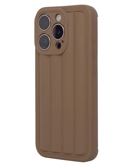 Auramma Brown Roman Stripes Iphone 14 Pro Case