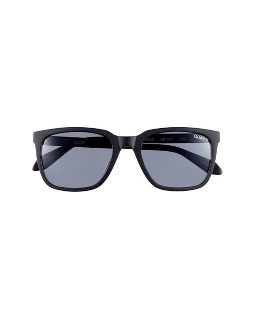 Quay Blue 55mm Square Sunglasses