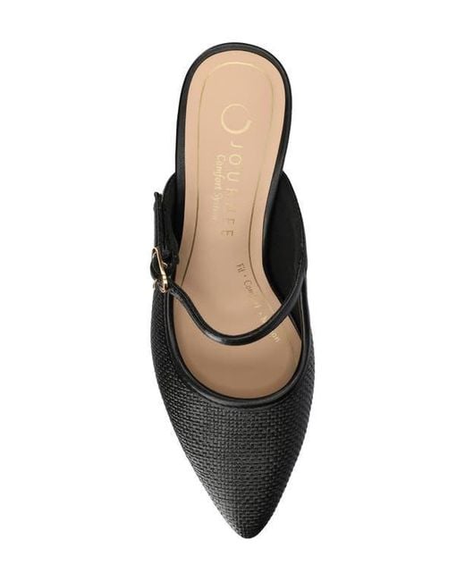 Journee Collection Black Tiffee Pump
