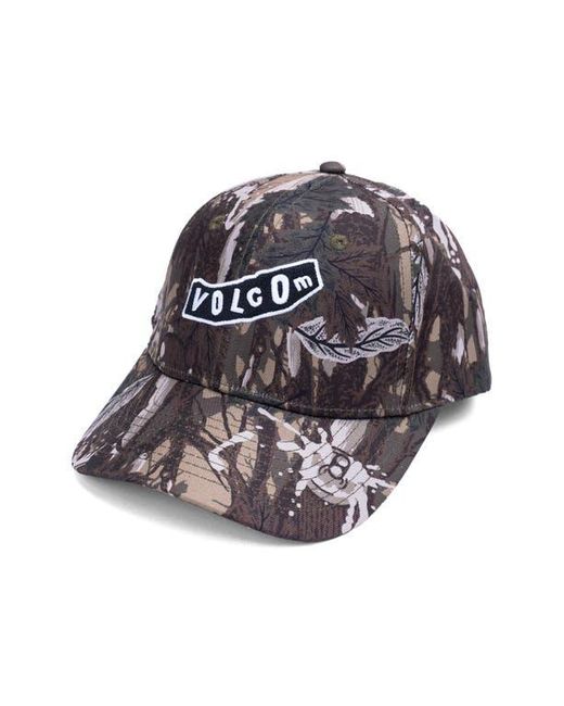 Volcom Multicolor Get Air Snapback Baseball Hat for men