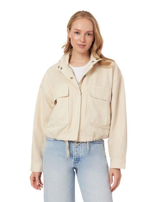 Scotch & Soda Blue Cropped Utility Jacket