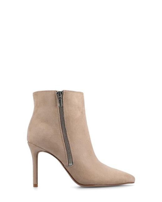 Journee Collection Brown Leyna Zip Boot