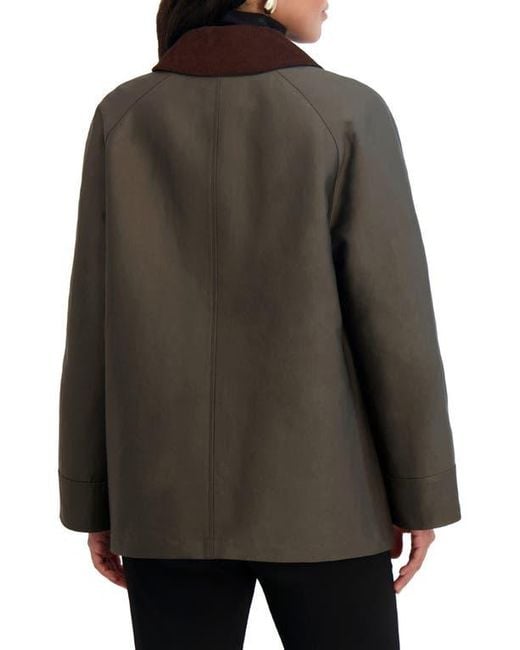 Tahari Black Taylor Barn Jacket