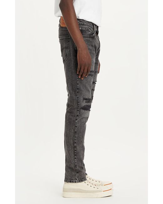 Levi's Black 512 Slim Fit Taper Leg Jeans for men