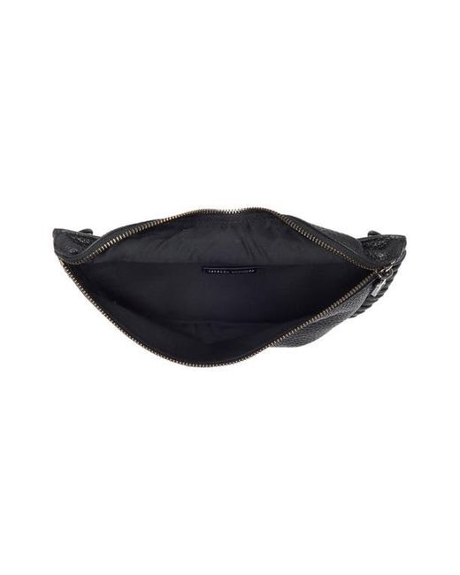 Rebecca Minkoff Darren Whipstitch Leather Belt Bag in Black  display picture 1