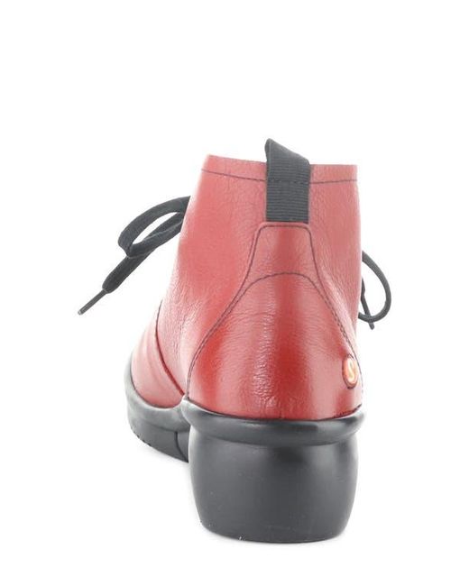 Softinos Red Wedge Bootie