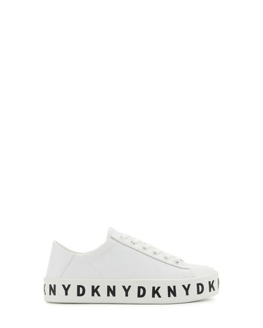 DKNY White Banson Sneaker