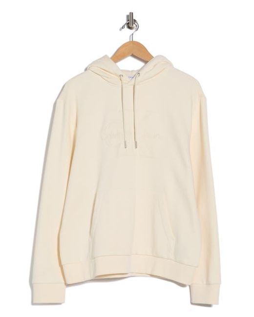 Calvin Klein Natural Tonal Logo Hoodie for men