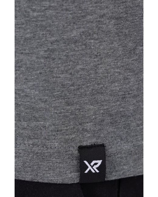 Xray Jeans Gray Crewneck Long Sleeve T-Shirt for men