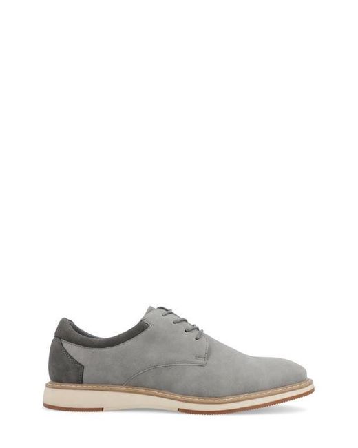 Vance Co. Gray Hodges Plain Toe Derby for men