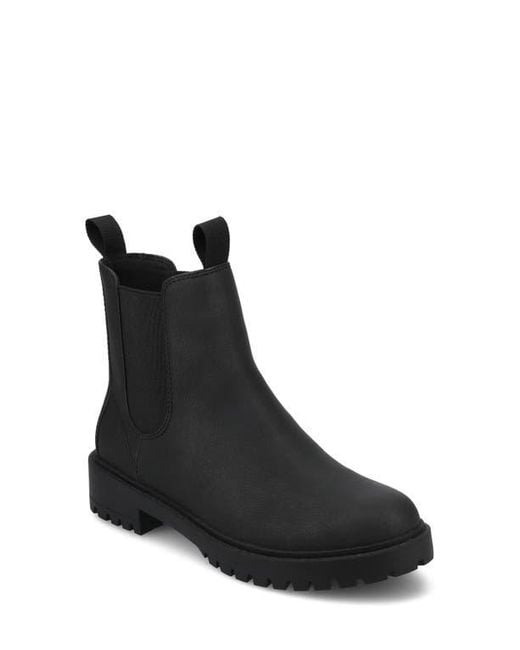 Journee Collection Black Blanche Chelsea Boot