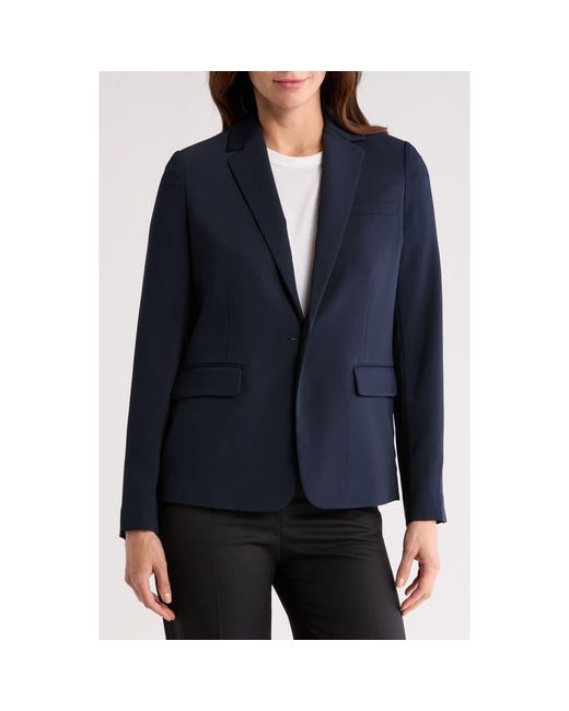 Vince Blue Notch Lapel Blazer