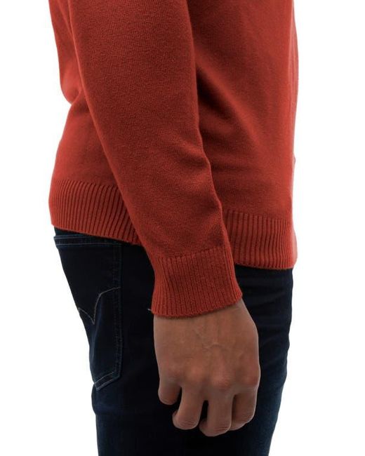 Xray Jeans Red Crewneck Knit Viscose-Blend Sweater for men