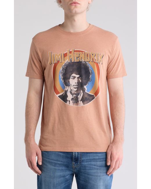 Lucky Brand Blue Hendrix Retro Graphic T-shirt for men