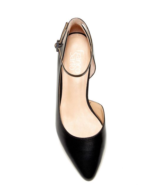 franco sarto black slides