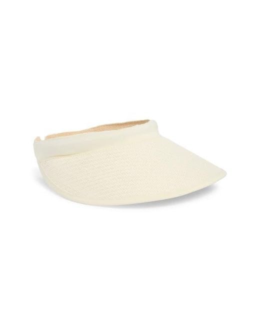 Calvin Klein Natural Straw Visor