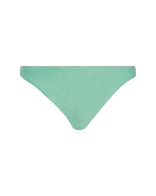 ViX Green Solid Basic Bikini Bottoms