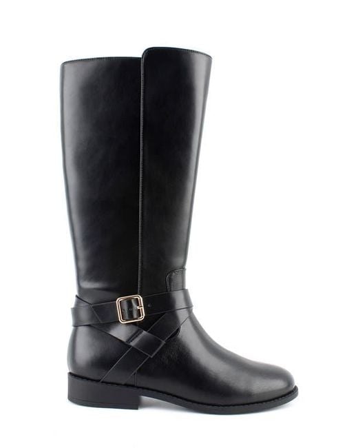 Rachel Roy Black Saddle Boot