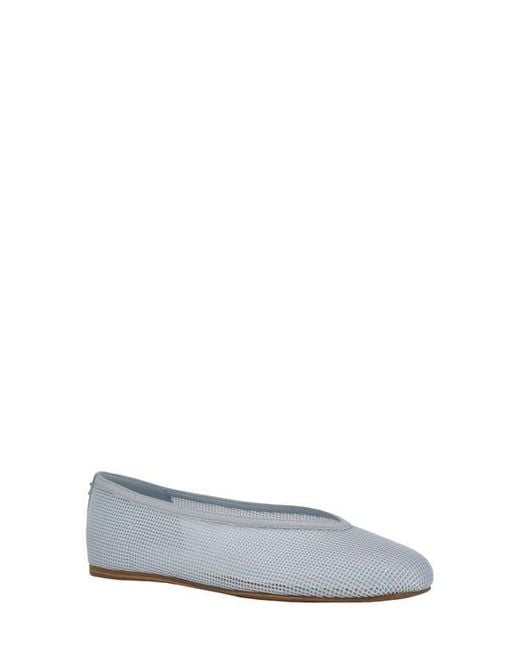 Calvin Klein White Zinya Flat
