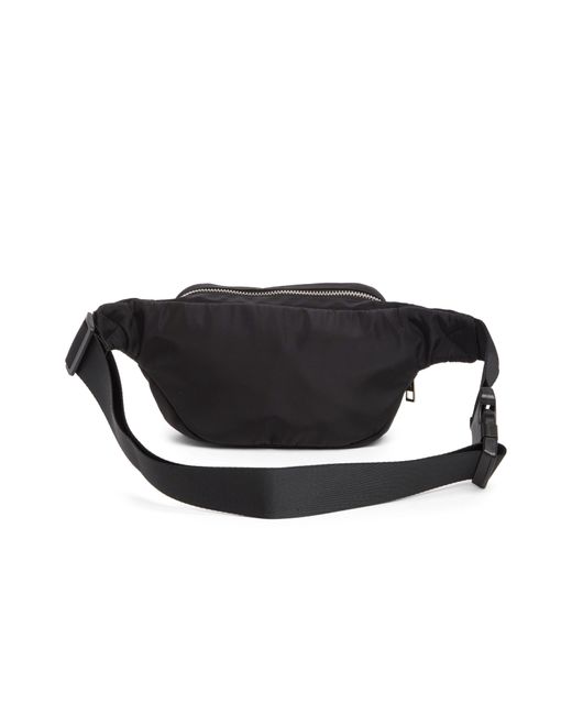 Madden Girl Nylon Belt Bag in Gray Lyst