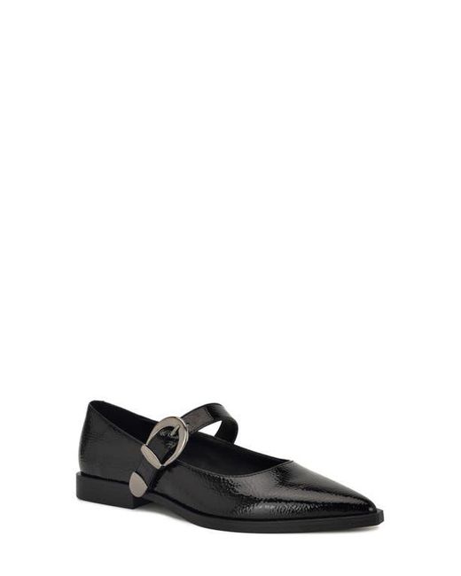Nine West Black Katrel Mary Jane Flat