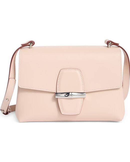 Longchamp Pink Ro Box Large Crossbody Bag