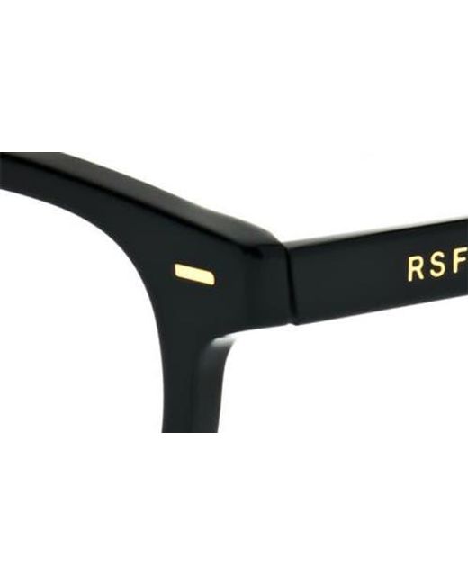 Retrosuperfuture Black 52Mm Rectangular Optical Glasses