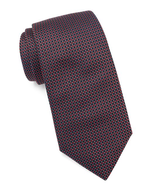 Boss Purple Neat Recycled Polyester Tie for men