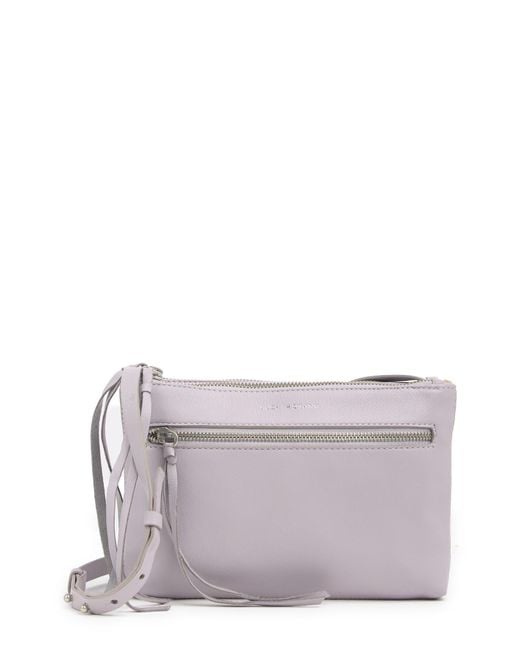 Lucky Brand Lusy Leather Crossbody Bag In Purple Wave At Nordstrom Rack