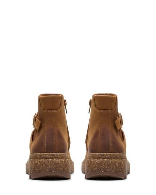 Clarks Brown Noralyn Strap Boot