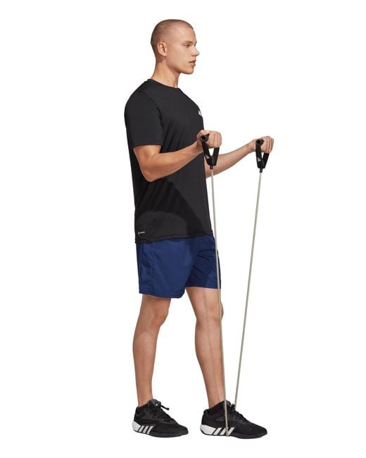 Adidas Black Aeroready Training Essentials Short Sleeve T-shirt for men