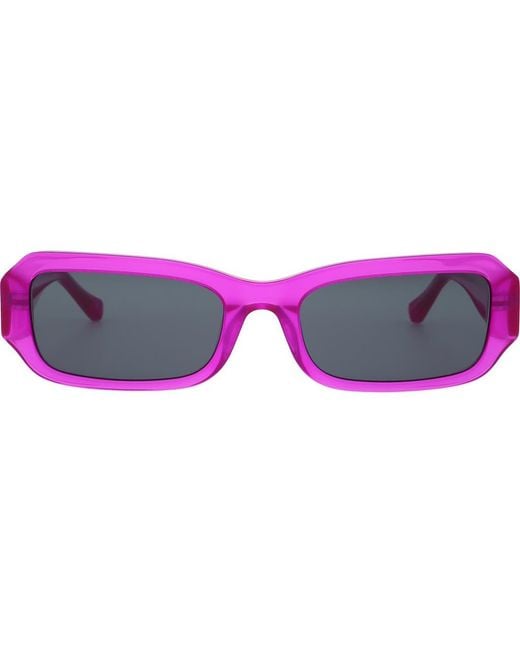 Florence By Mills Pink 54Mm Rectangular Sunglasses