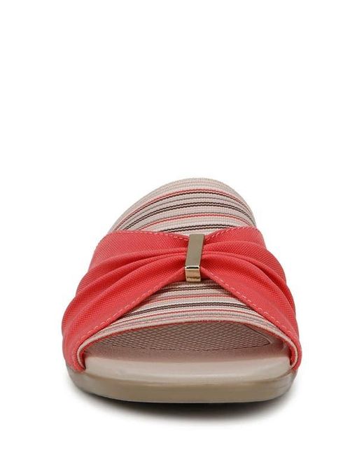 LifeStride Red Paradise Slide Sandal