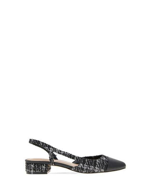 BCBGeneration Black Tillie Slingback Cap Toe Pump