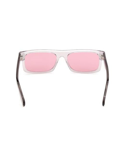 Adidas Pink Rectangular Sunglasses for men
