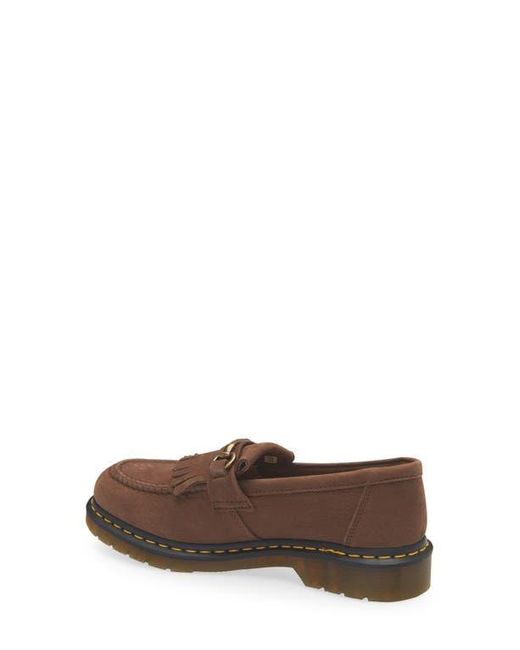 Dr. Martens Brown Adrian Kiltie Fringe Snaffle Bit Loafer