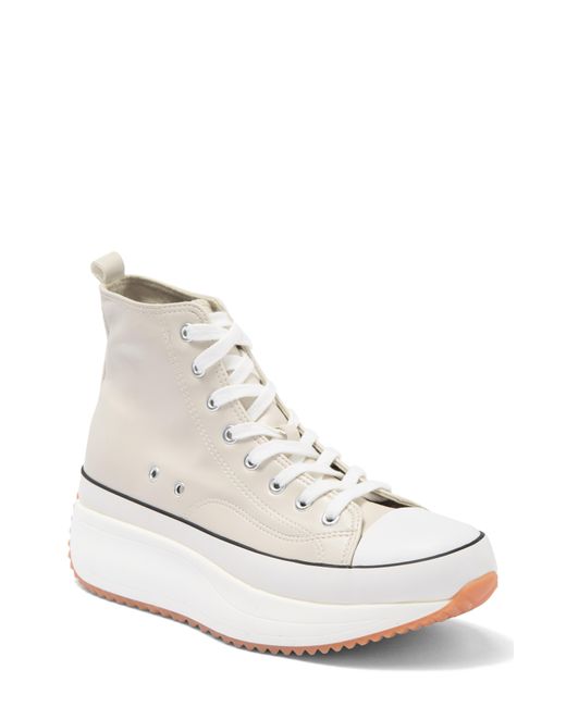 Madden Girl Winnona Laceup Platform Sneaker In Bone Paris At Nordstrom