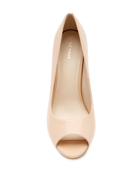 cole haan harlow open toe pump