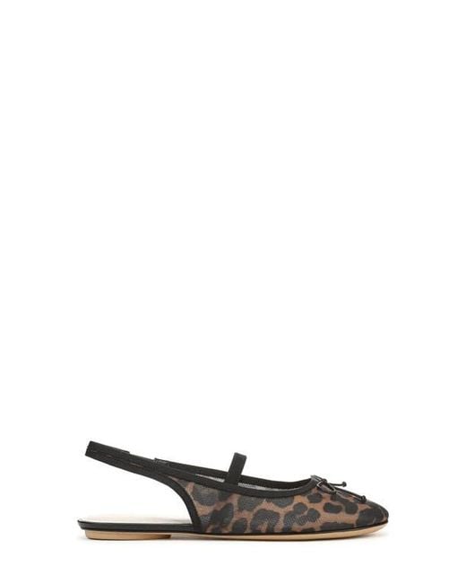 Franco Sarto Black Chara Slingback Flat