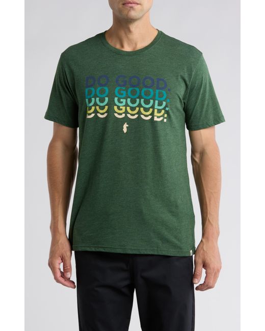 COTOPAXI Green Do Good Repeat Organic Cotton Blend Graphic Tee for men