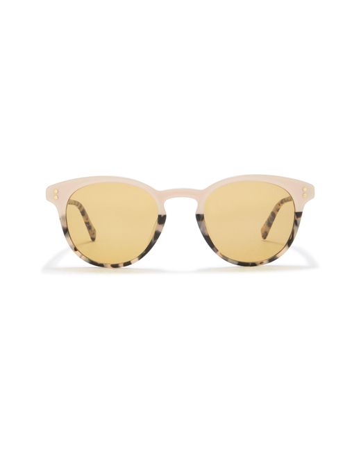 Ted Baker Natural 55mm Round Sunglasses