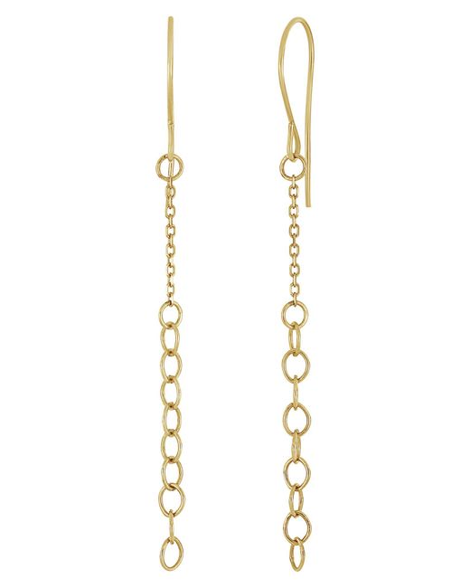 Bony Levy Metallic 14k Yellow Gold Chain Link Drop Earrings At Nordstrom Rack