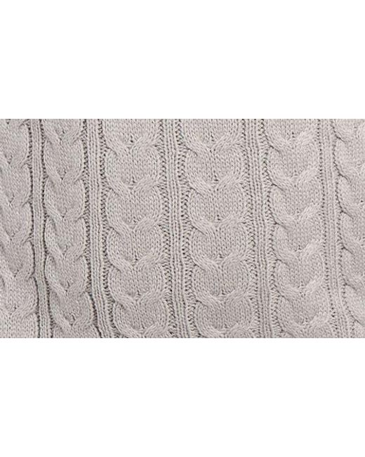 Xray Jeans Gray Cable Knit Turtleneck Sweater for men