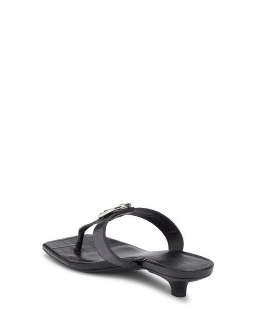 Nordstrom Rack Black Isabel Kitten Heel Sandal