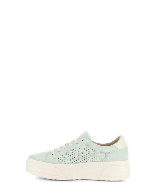 Bos. & Co. White Lotta Platform Sneaker
