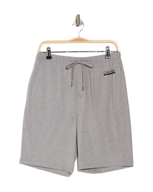 Calvin Klein Gray Sleep Shorts for men