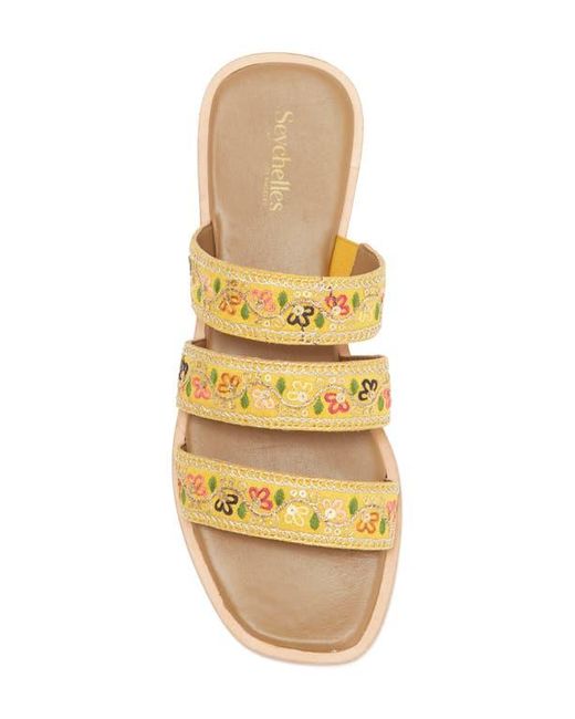 Seychelles Metallic Empress Slide Sandal